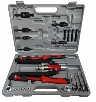 Заклепочник RF-LHF207 механический двуручный 3в1 складной "Profi",(L-520мм, заклепки 3.2-6.4мм, резь